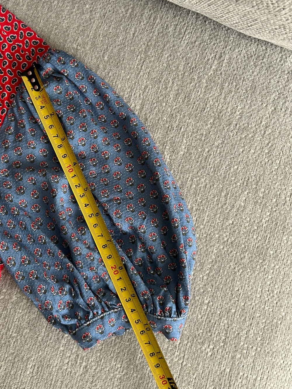Brooks Brothers Tiered Patchwork Maxi Dress Boho Country Chic L Cottagecore - Picture 15 of 15